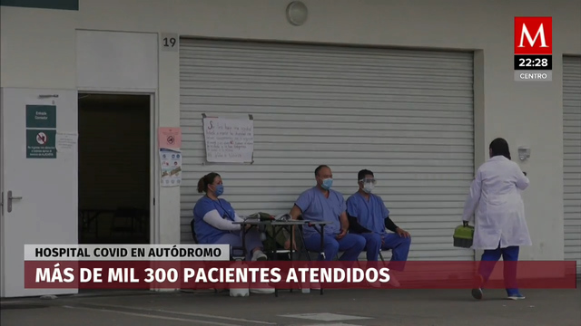 Autódromo Hermanos Rodríguez pasó de ser sede de eventos a ser un hospital para pacientes covid-19
