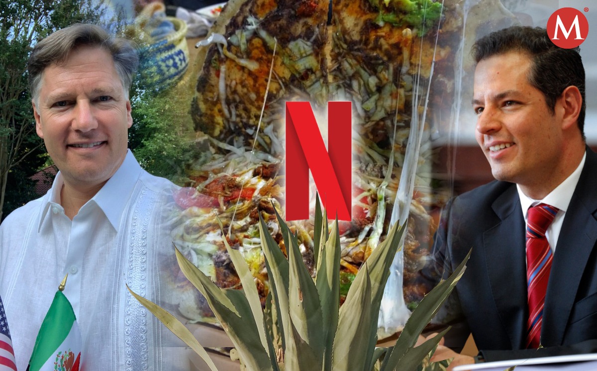 Christopher Landau promovió el voto por la tlayuda en un concurso de Netlix y Murat le respondió. (Especial)