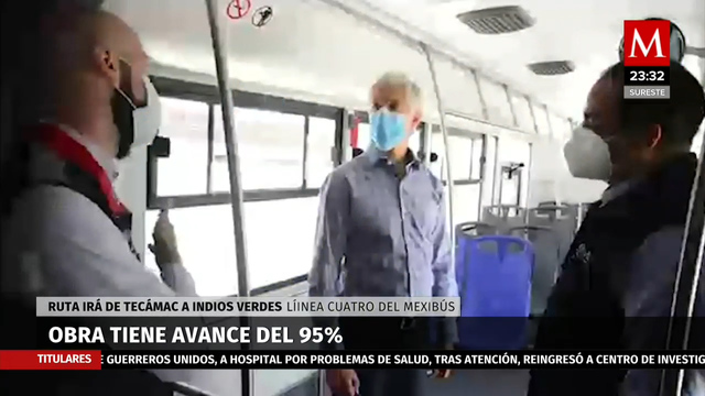 Línea 4 del Mexibús, con 95% de avance: Alfredo del Mazo
