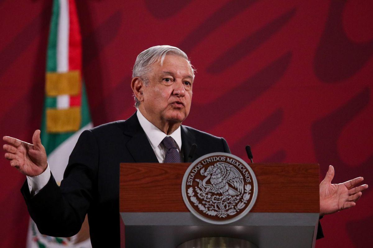 El presidente Andrés Manuel López Obrador en La Mañanera. (Cuartoscuro)
