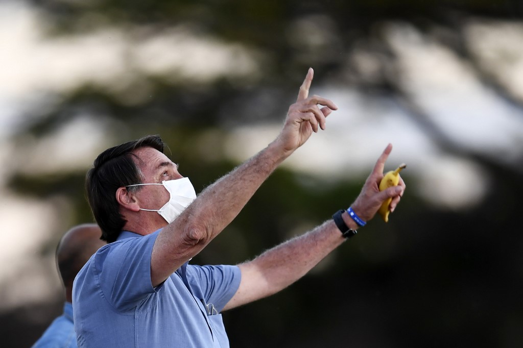 Jair Bolsonaro tiene la posibilidad de reelegirse un segundo periodo, de acuerdo con la Constitución de Brasil. (AFP)