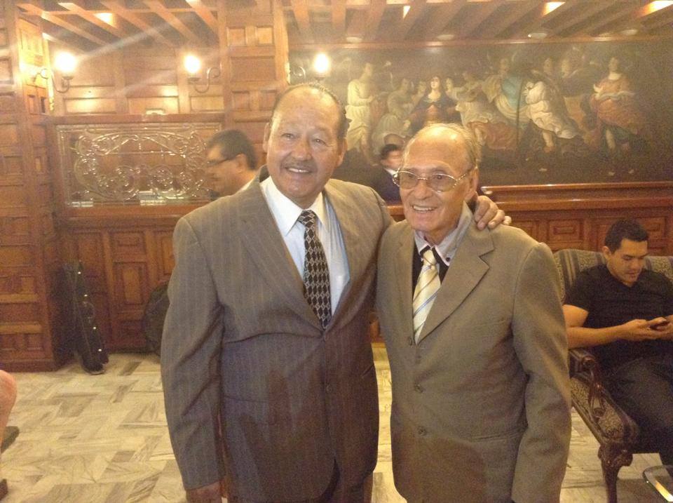 Pepe Martínez y Jesús Rodríguez de Híjar en Guadalajara. CORTESÍA