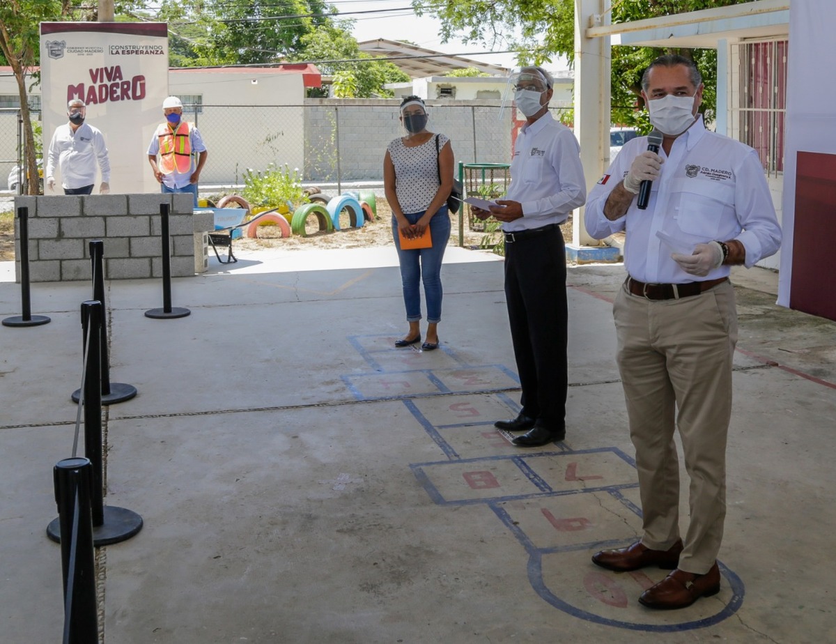 Tamaulipas. Construirán una barda perimetral en escuela de Madero