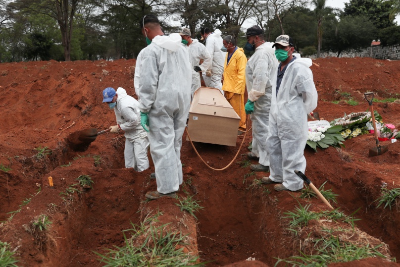 Brasil superó este sábado las 86 mil muertes por coronavirus. (EFE)