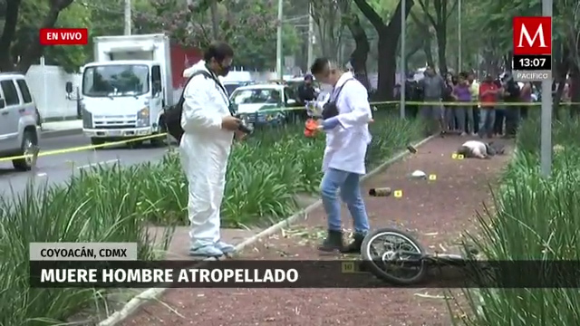 Cicilista muere tras ser atropellado en Coyoacán