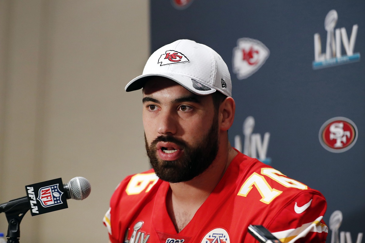 Laurent Duvernay-Tardif, jugador de los Kansas City Chiefs (AP)