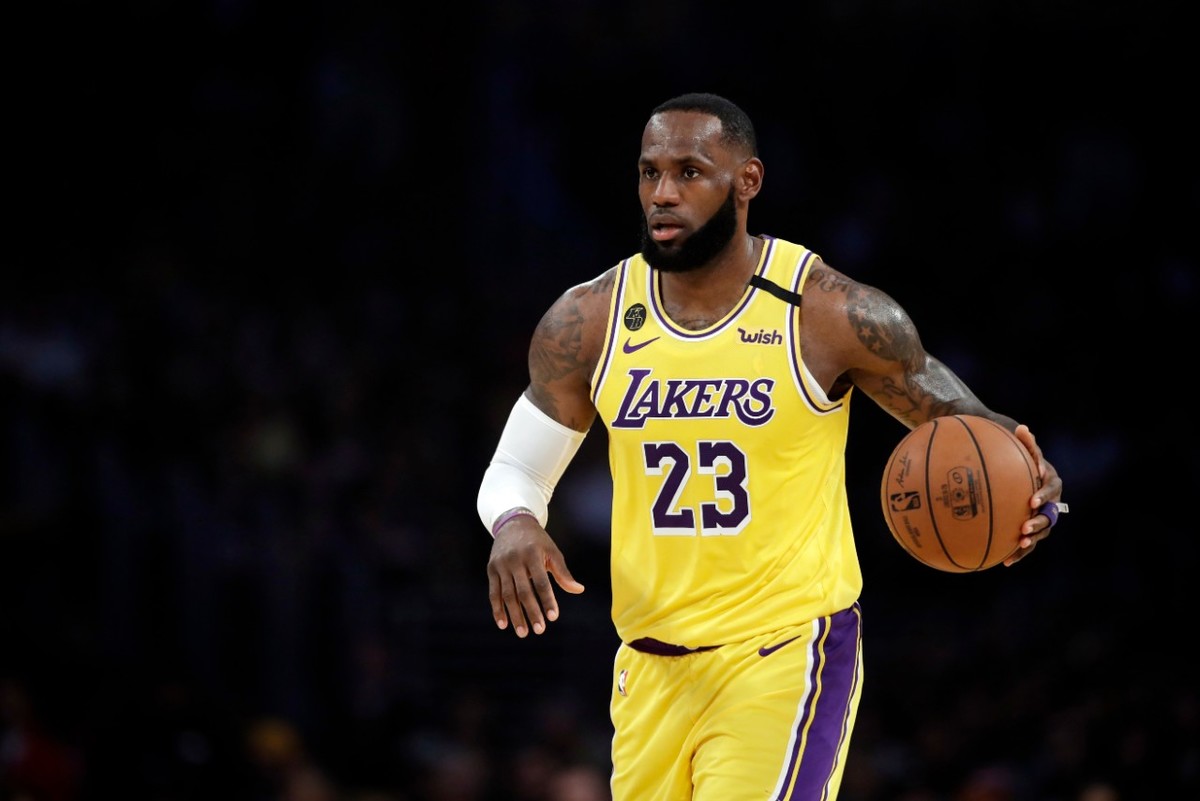 LeBron James, jugador de Los Angeles Lakers (AP)