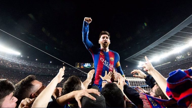 Lionel Messi, futbolista del Barcelona (Twitter @snapkiller)
