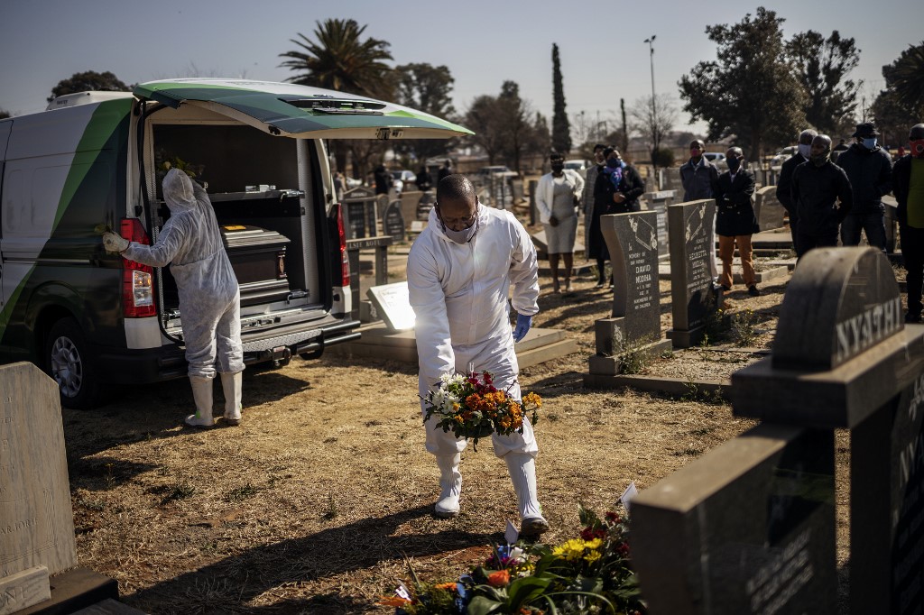 Sudáfrica se ha convertido en el país más afectado por la pandemia en África. (AFP)