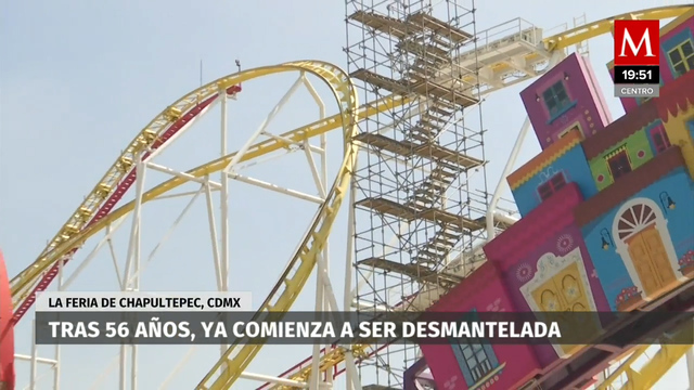 Arranca desmantelamiento de La Feria de Chapultepec