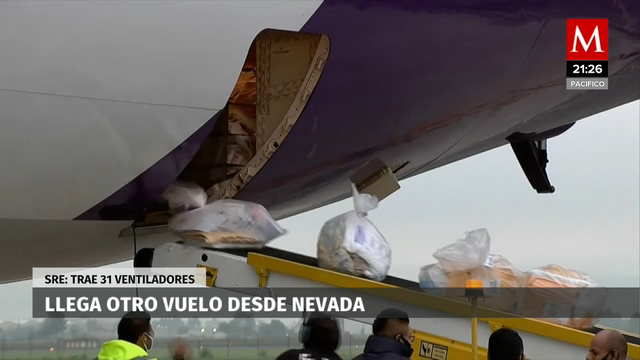 Aterriza octavo vuelo con ventiladores en el AIT