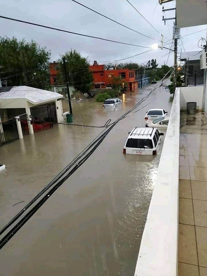 Reynosa es el más afectado de los tres municipios de Tamaulipas por las precipitaciones a causa de la tormenta "Hanna". Foto/Gobierno Tamaulipas