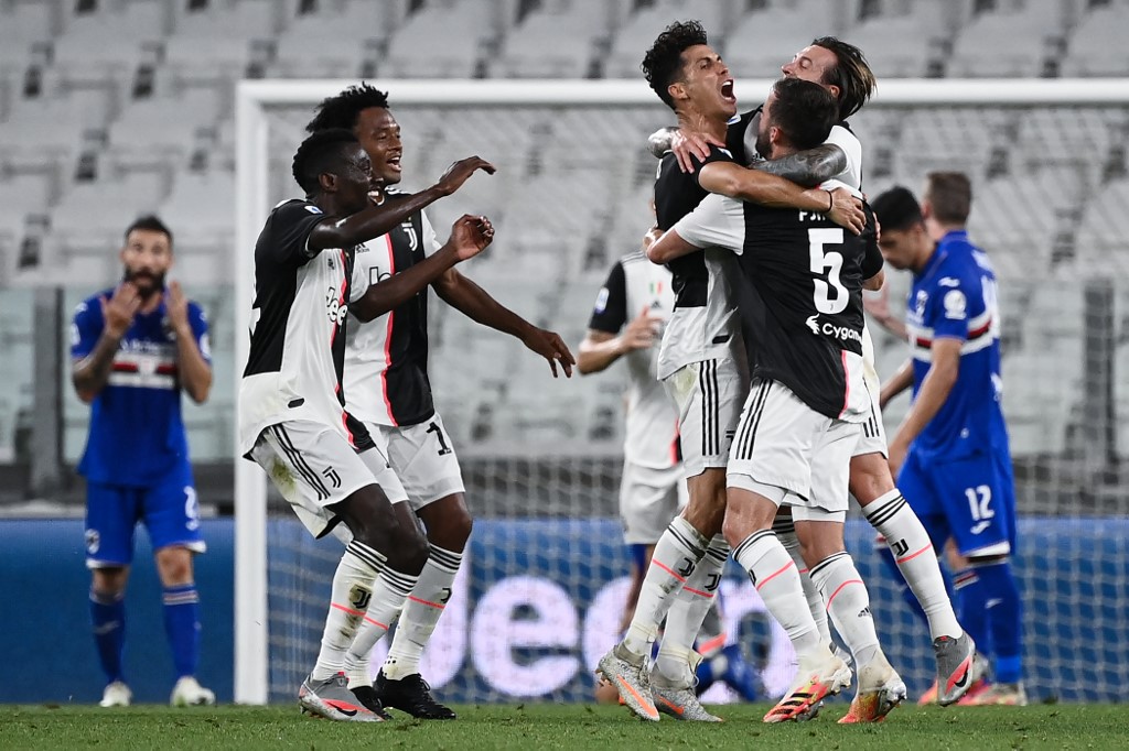 Juventus es campeón de la temporada 2019-2020 de la Serie A (AFP)