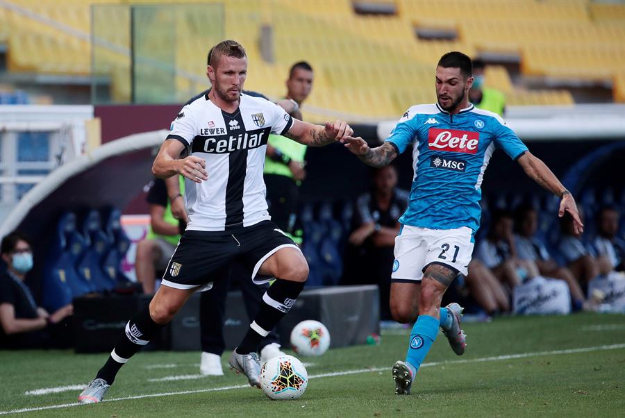 Matteo Politano, jugaador del Napoli (EFE)