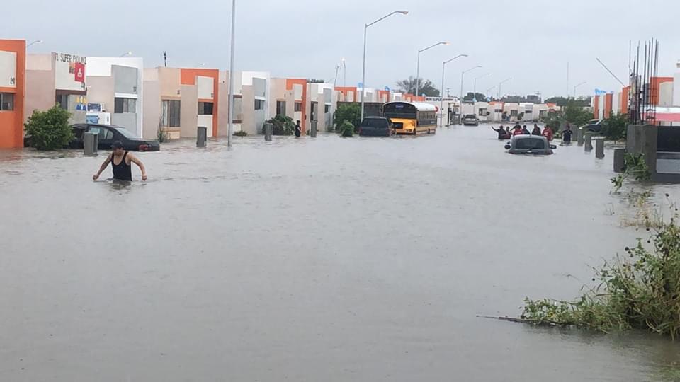 Inundación en Matamoros