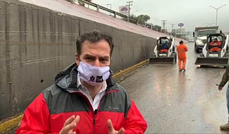 El alcalde Adrián de la Garza pidió a la población no tirar basura en las calles. Foto: Especial.