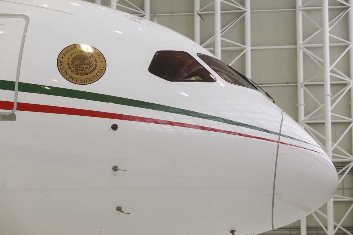 El avión presidencial fue adquirido en 2012 durante el sexenio de Felipe Calderón.| Araceli López