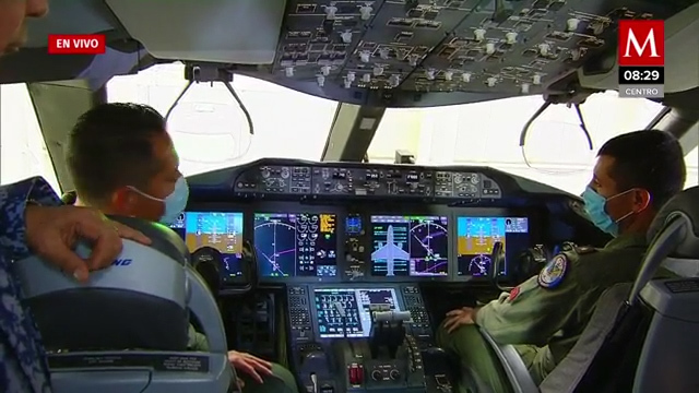 De la cabina hasta el baño… Así es el interior del avión presidencial TP01