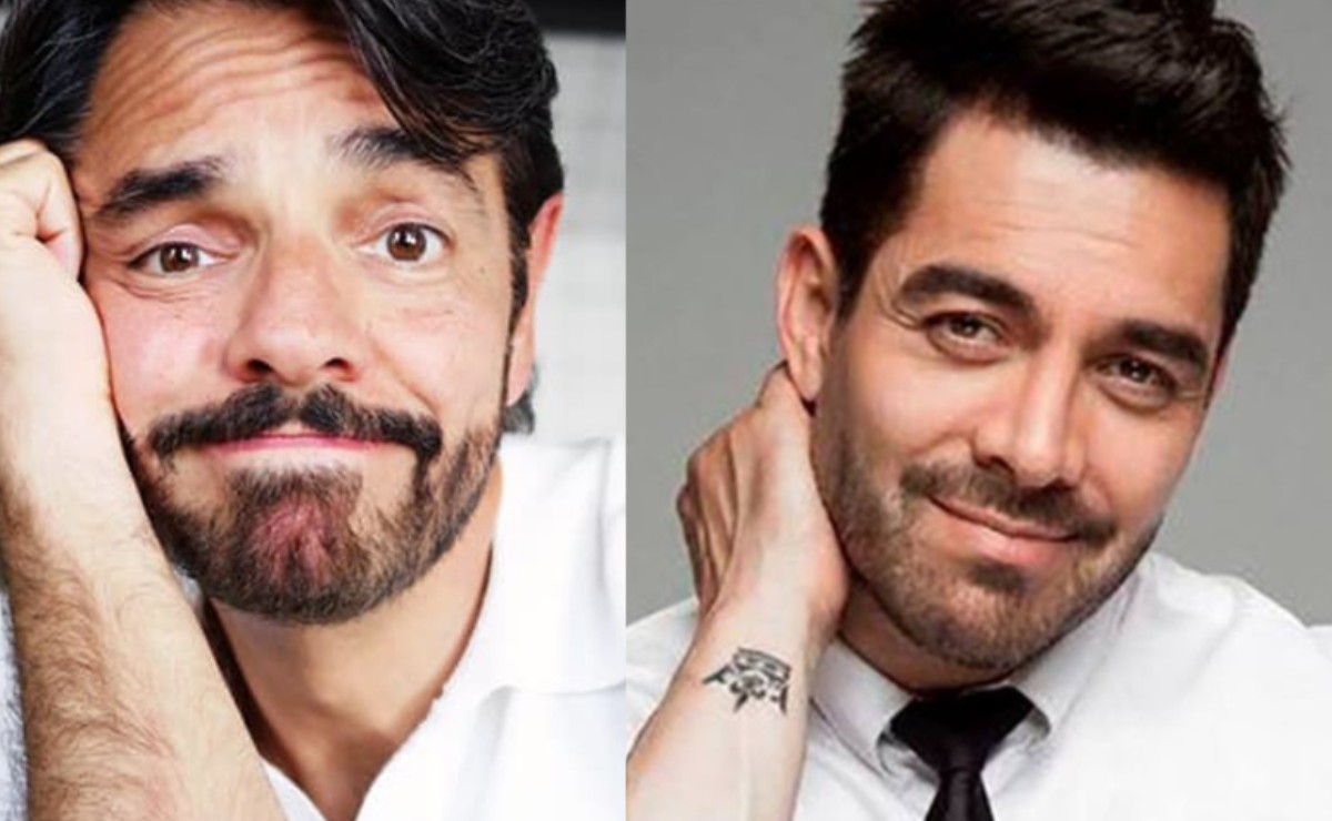 Eugenio Derbez y Omar Chaparro causan impacto en las redes sociales: se dieron beso en la boca. (Instagram)