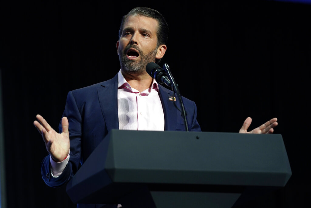 El hijo del presidente de Estados Unidos, Donald Trump Jr. (AP)