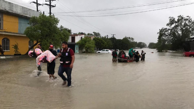 50 mil colonos afectados y dos fallecidas, saldo de 'Hanna' en Reynosa