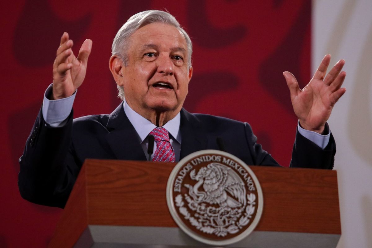 El Presidente de México ofreció su conferencia mañanera desde Palacio Nacional. (Cuartoscuro)