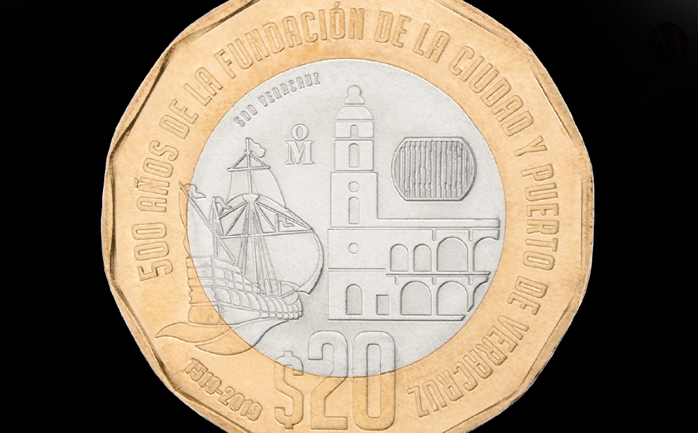 Banxico pone en circulación nueva moneda de 20 pesos. (Especial)