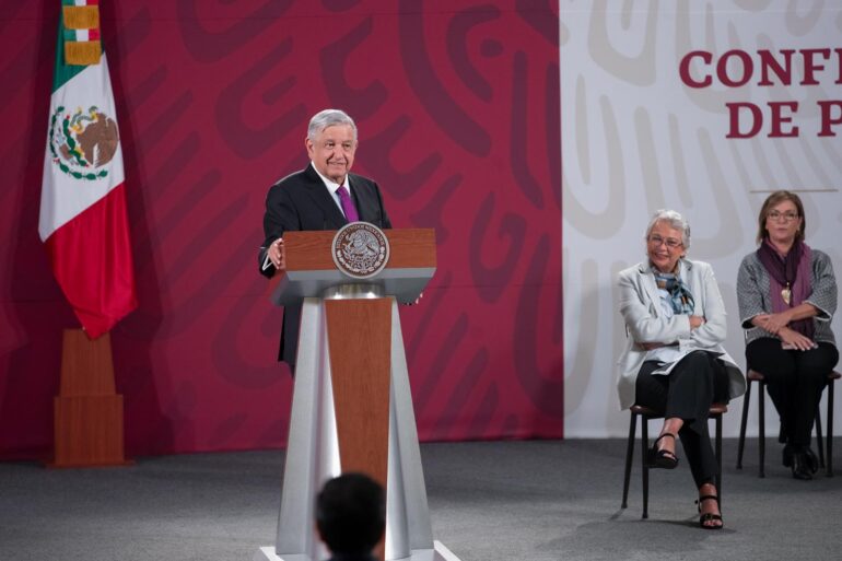 El gabinete dedicado a la atención de la violencia contra la mujer dio un informe en la mañanera. (Gobierno de México)