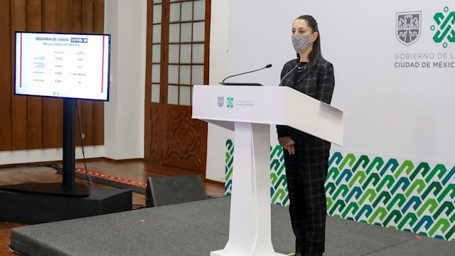 Hospitalización en CdMx por coronavirus crece constantemente: Sheinbaum