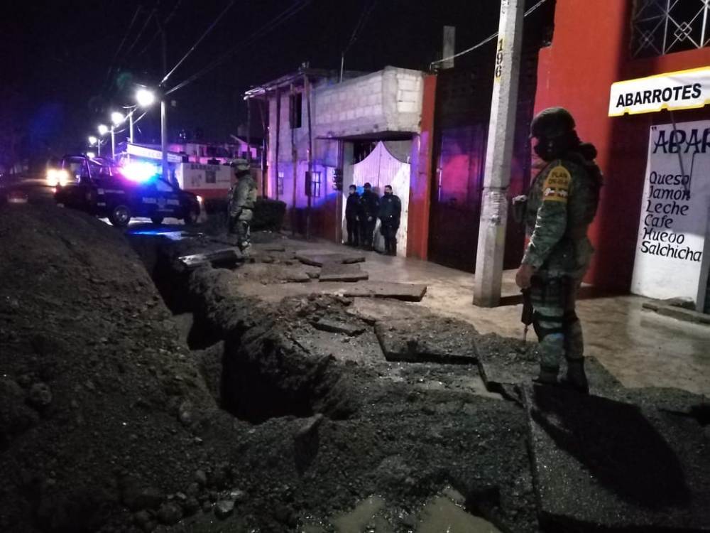 La Sedena descubrió el tunes ayer, informaron autoridades.