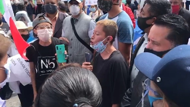 Protestan frente a Corte por despenalización del aborto