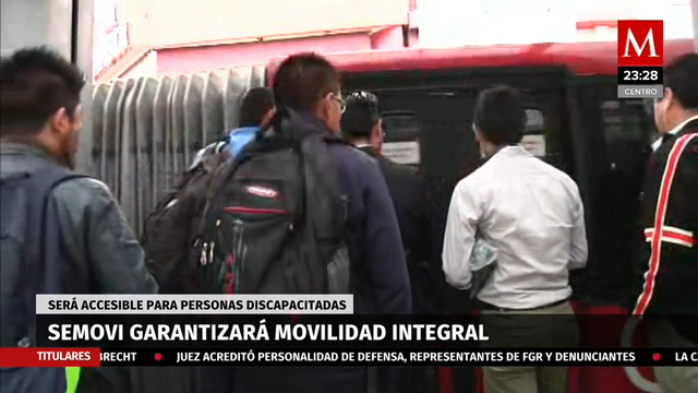 Semovi garantizará movilidad accesible a discapacitados en la CdMx