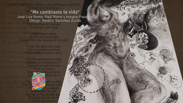 Beatriz Sánchez Zurita dibuja "Me cambiaste la vida", de Río Roma y Horacio Palencia