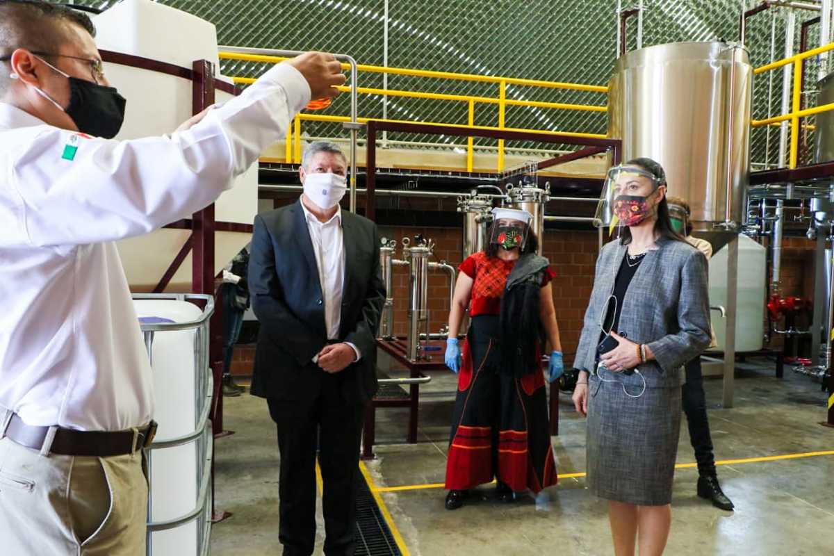 Claudia Sheinbaum encabezó la inauguración del espacio en la Central de Abastos. | Leonardo Lugo