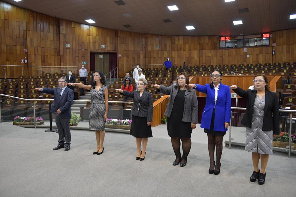 Siete legisladores panistas avalaron los nombramientos. (Isabel Zamudio)