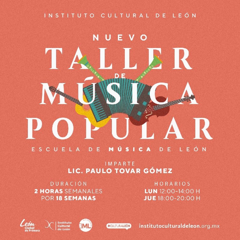 Ofrece escuela de Música de León taller de ‘Música Popular’. ESPECIAL