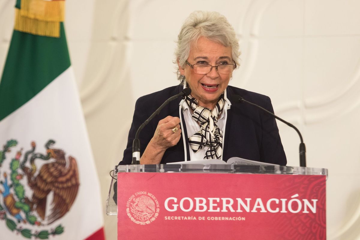Olga Sánchez Cordero, titular de Segob. (Cuartoscuro)