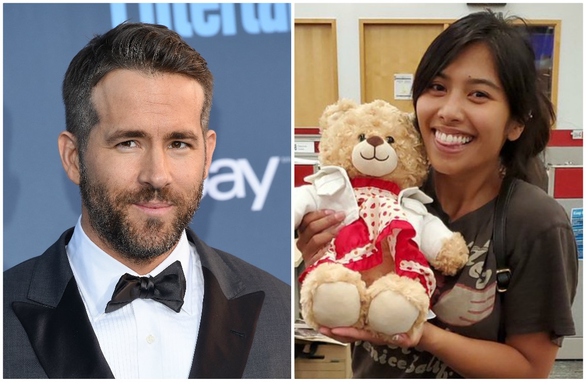 Ryan Reynolds se unió a la búsqueda del oso de peluche. (Instagram)