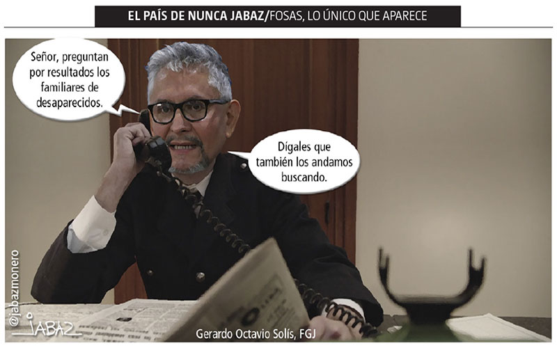 Fosas, lo único que aparece