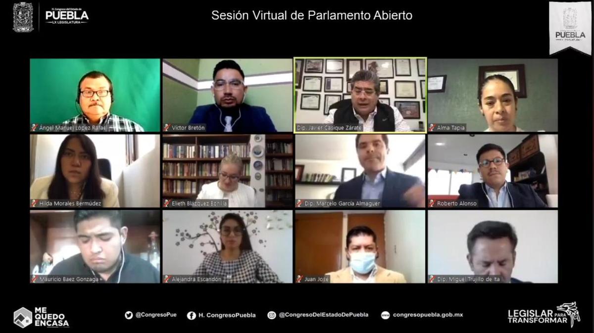 Parlamento Abierto del Congreso Local en sesión. (Especial)