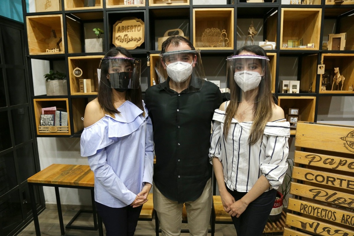 Denisse Rivera, Gilberto Atala, Arely Rivera. (Carlos Dayan Aparicio)