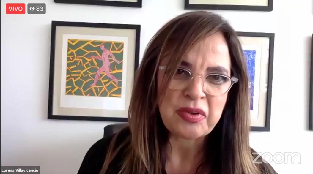 La diputada Lorena Villavicencio pide que tercera fuerza política se quede al frente de la Mesa Directiva. (Especial)