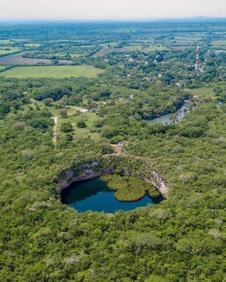 Forma parte de un sistema de cenotes interconectados. (Turismo Aldama)