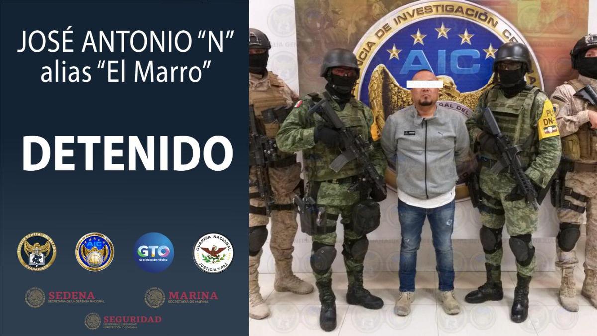 El gobernador de Guanajuato, Diego Rodríguez Vallejos, comunicó la detención de El Marro. | Especial