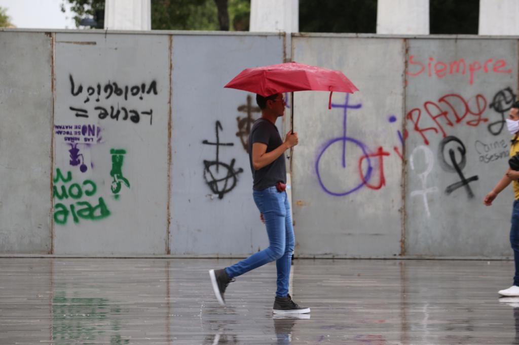Hay lluvia en algunas alcaldías de la CdMx. (Jorge Carballo)