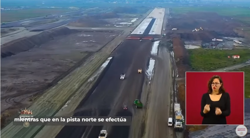 Aeropuerto de Santa Lucía avances. (Especial)