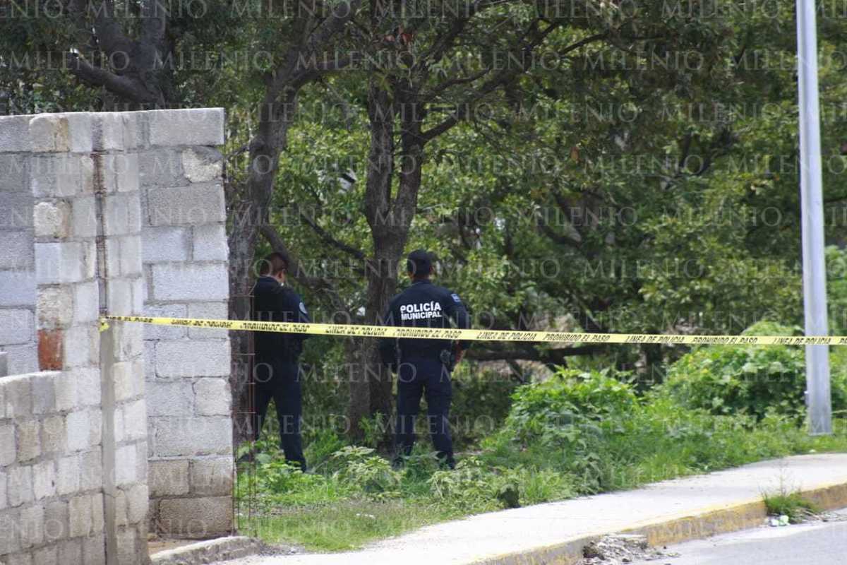Elemento de la Policía Municipal acordonaron la zona con cintas amarillas. (Jesús Zavala)