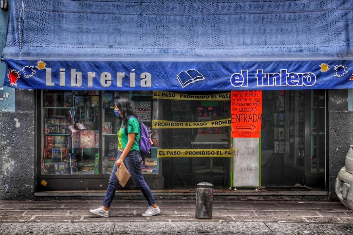Puebla arranca reactivación económica el 7 de agosto. Librerías, restaurantes y papelerías los primeros sectores beneficiados. (Melanie Torres)