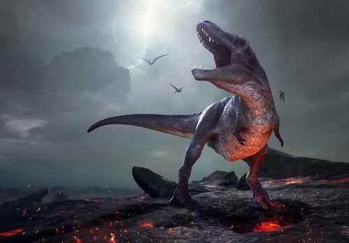 Descubren cáncer de hueso de dinosaurio. (shutterstock)