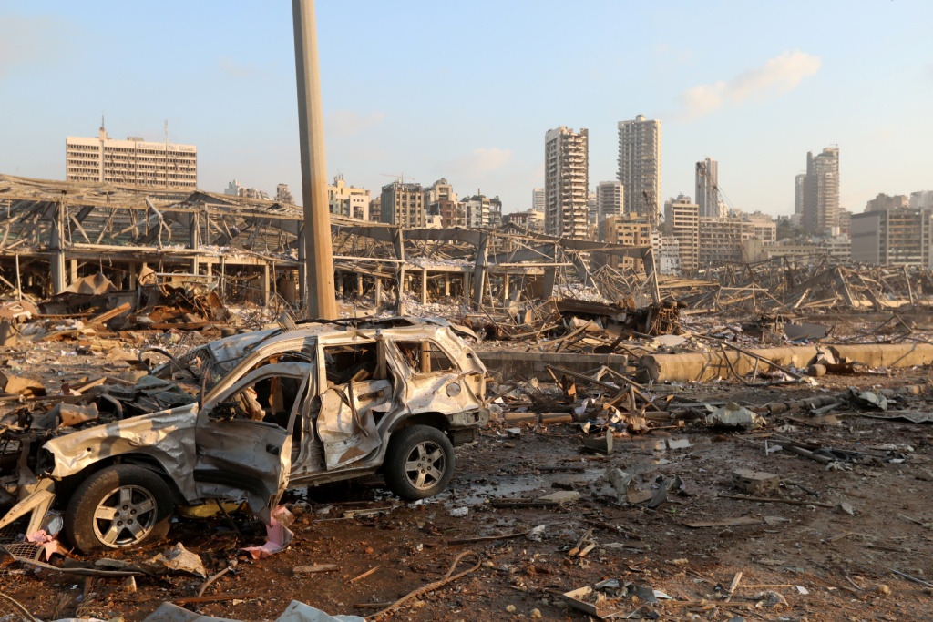 La emergencia en Beirut fue captada desde diferentes puntos de la ciudad. | Reuters